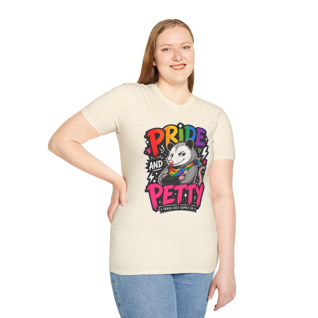 Pride and Petty T-Shirt — Rainbow Possum LGBTQ+ Graphic Tee