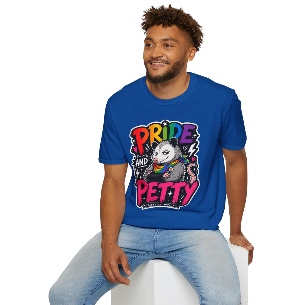 Pride and Petty T-Shirt — Rainbow Possum LGBTQ+ Graphic Tee