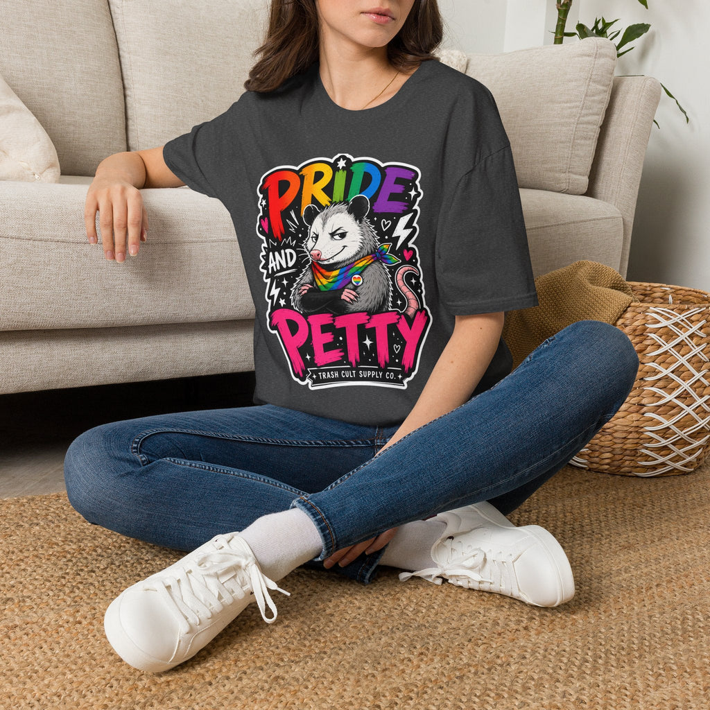 Pride and Petty T-Shirt — Rainbow Possum LGBTQ+ Graphic Tee