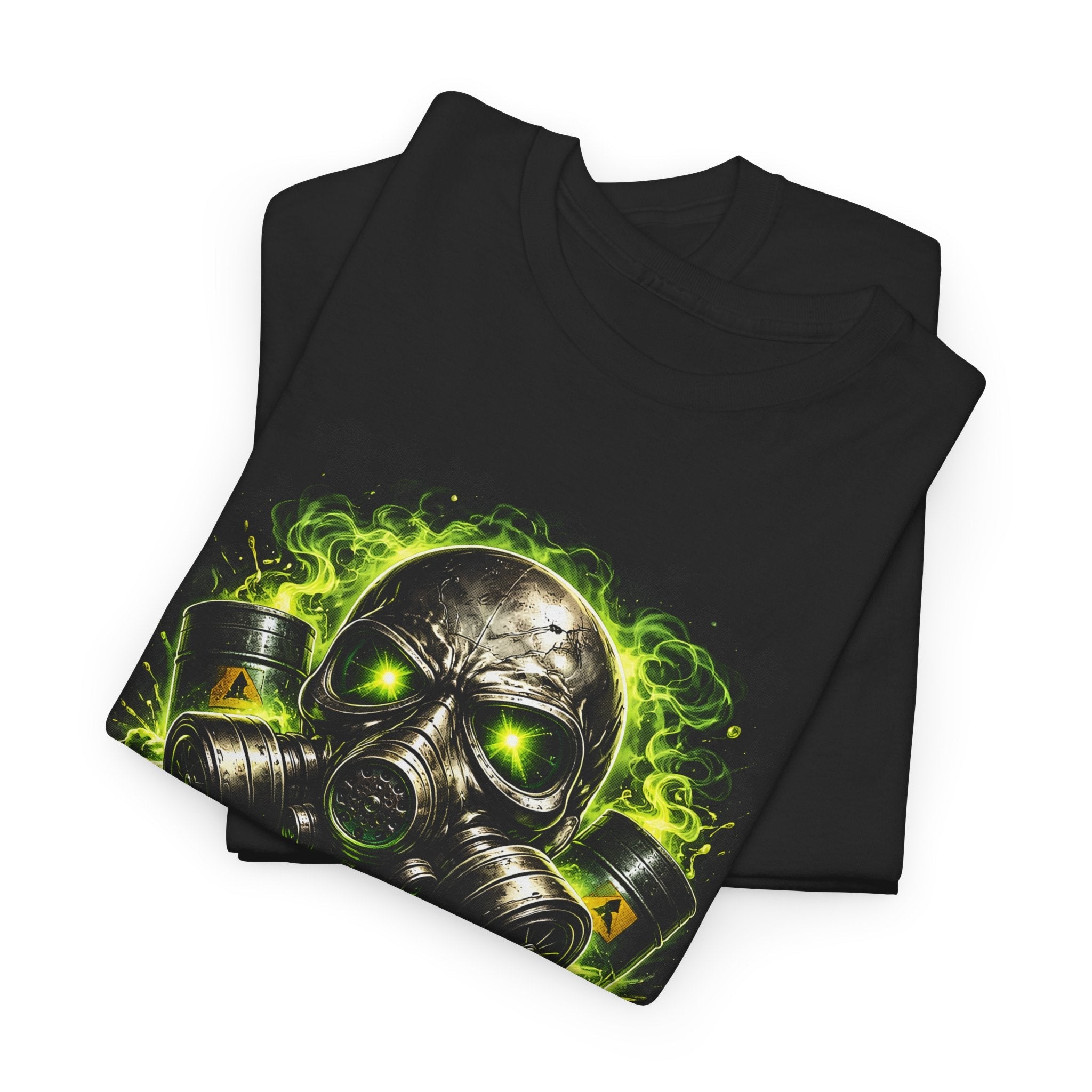 T-Shirt — Toxic Gas Mask Skull Graphic Tee
