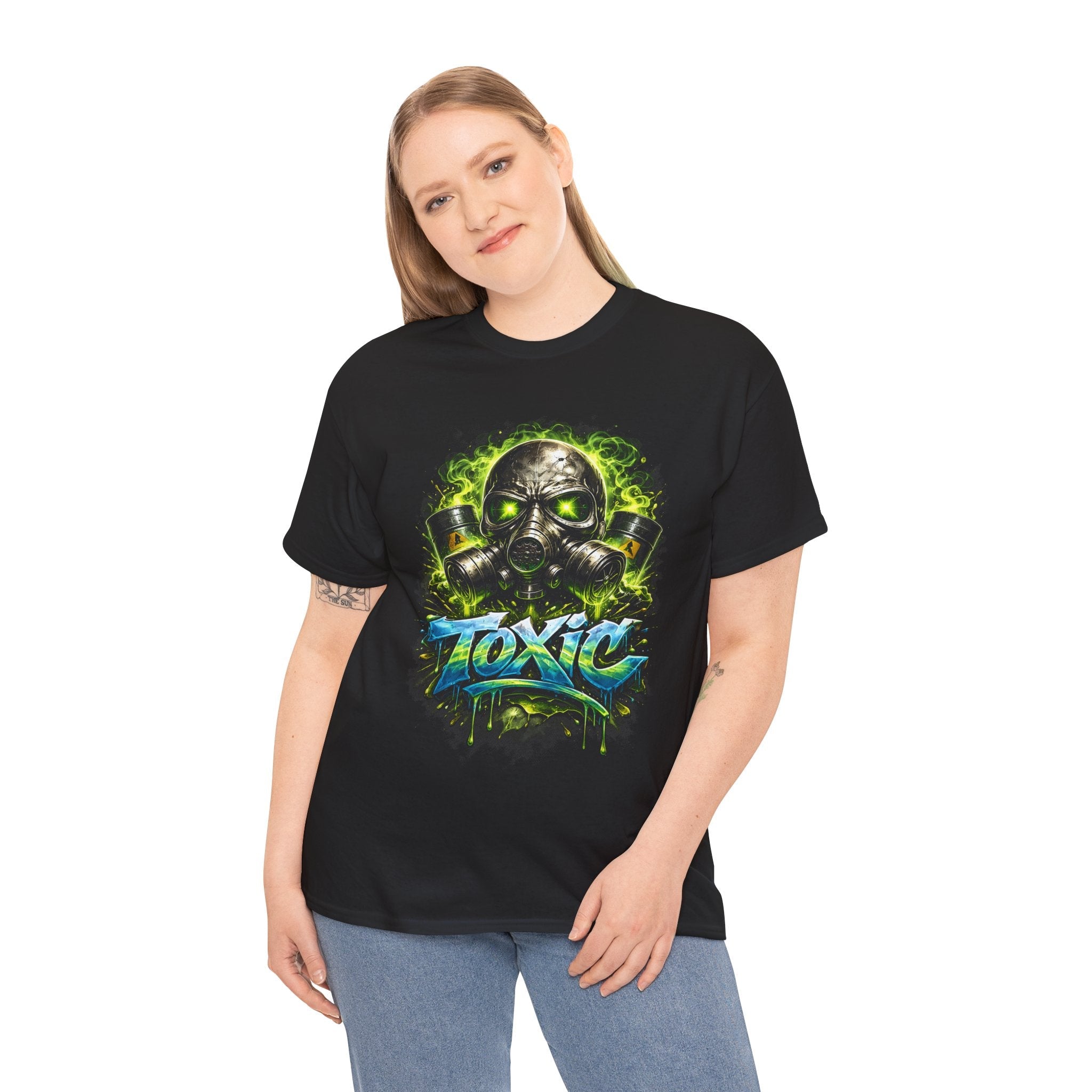 T-Shirt — Toxic Gas Mask Skull Graphic Tee