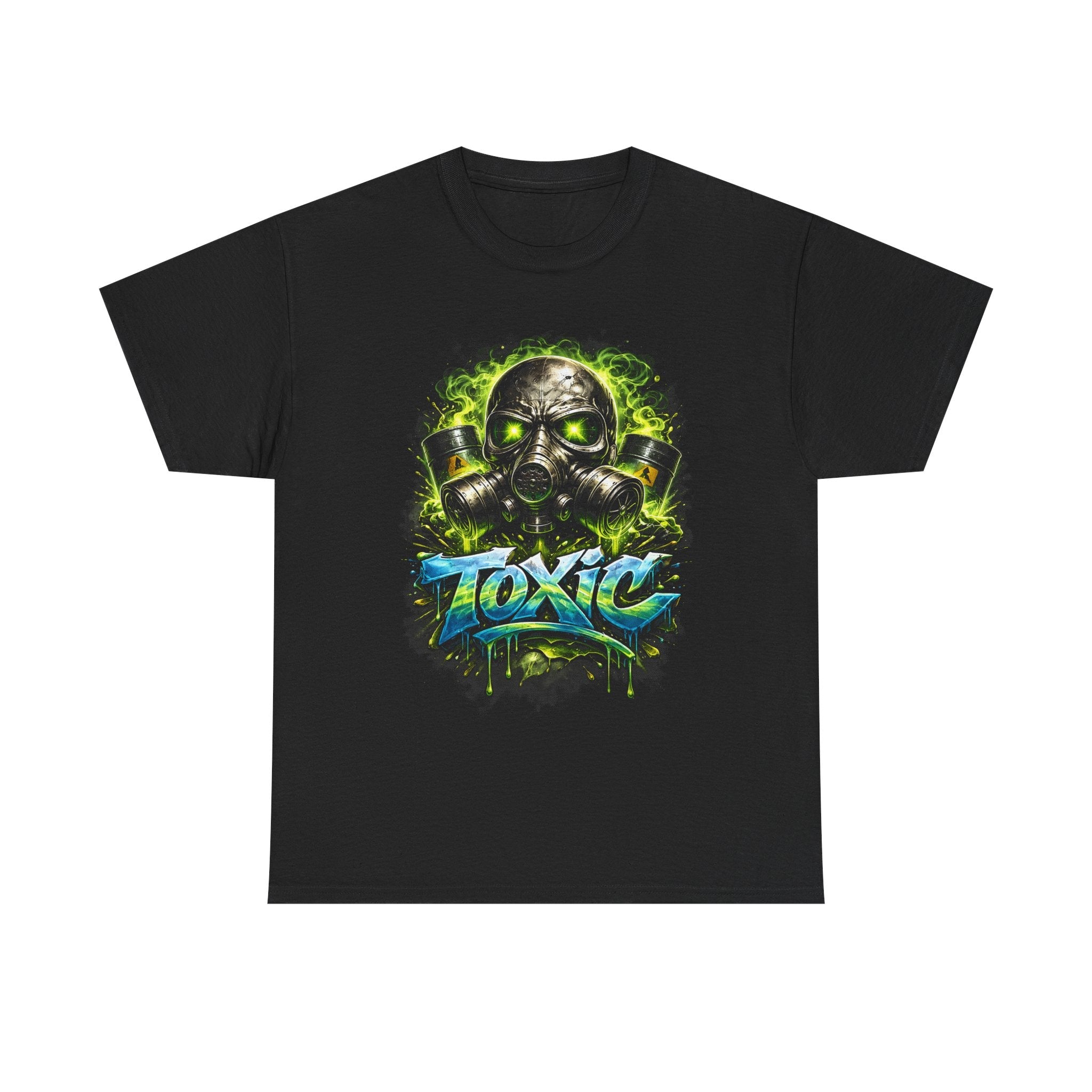 T-Shirt — Toxic Gas Mask Skull Graphic Tee
