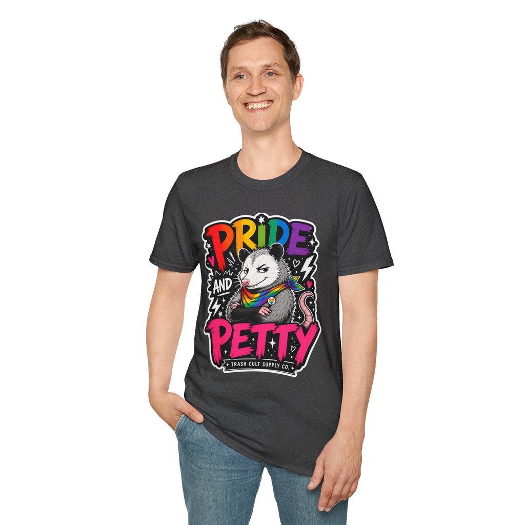 Pride and Petty T-Shirt — Rainbow Possum LGBTQ+ Graphic Tee