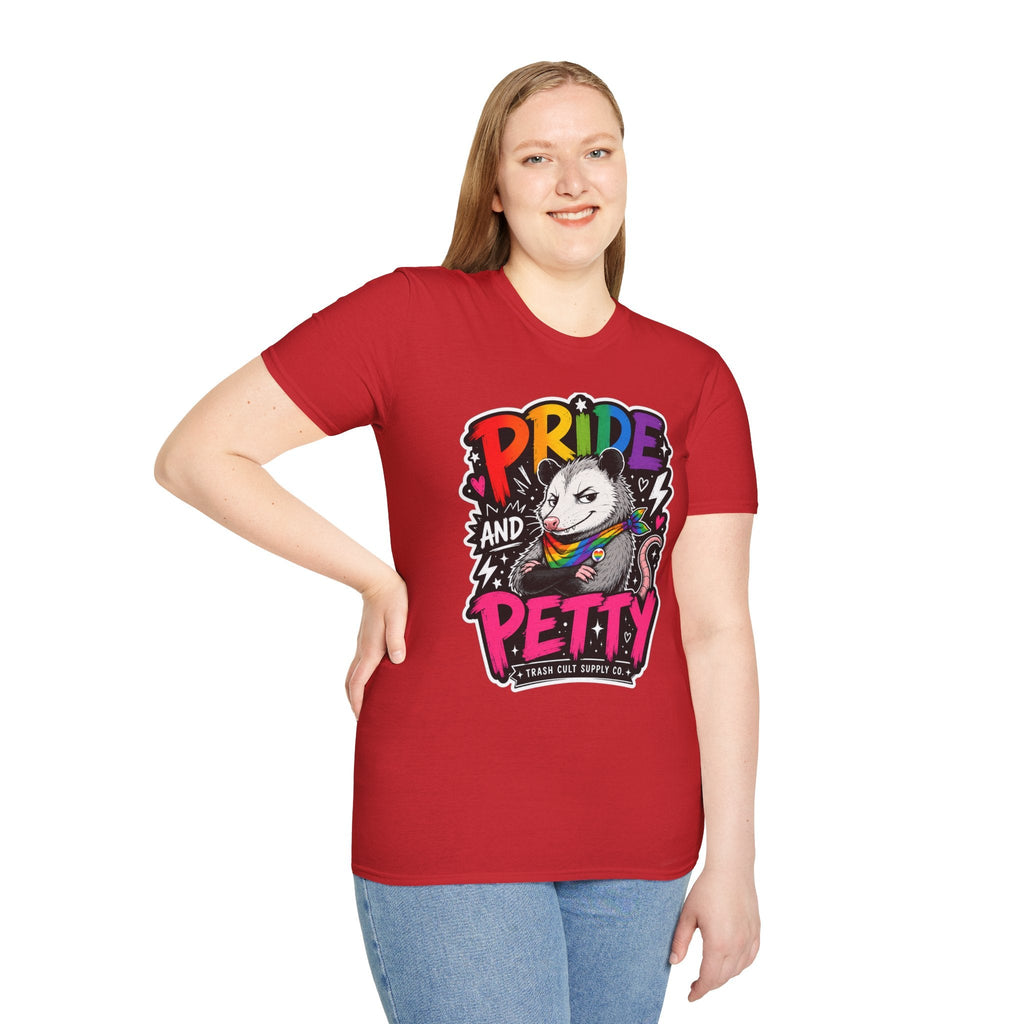 Pride and Petty T-Shirt — Rainbow Possum LGBTQ+ Graphic Tee