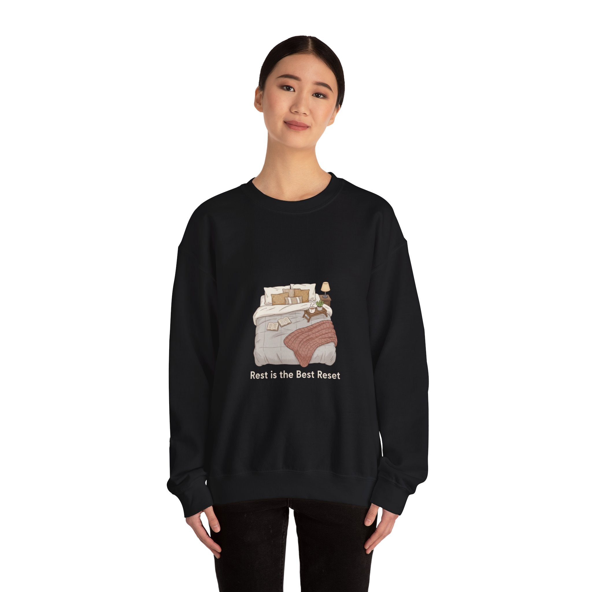 bed rot recovery sweatshirt | sleepy humor, nap club lounge