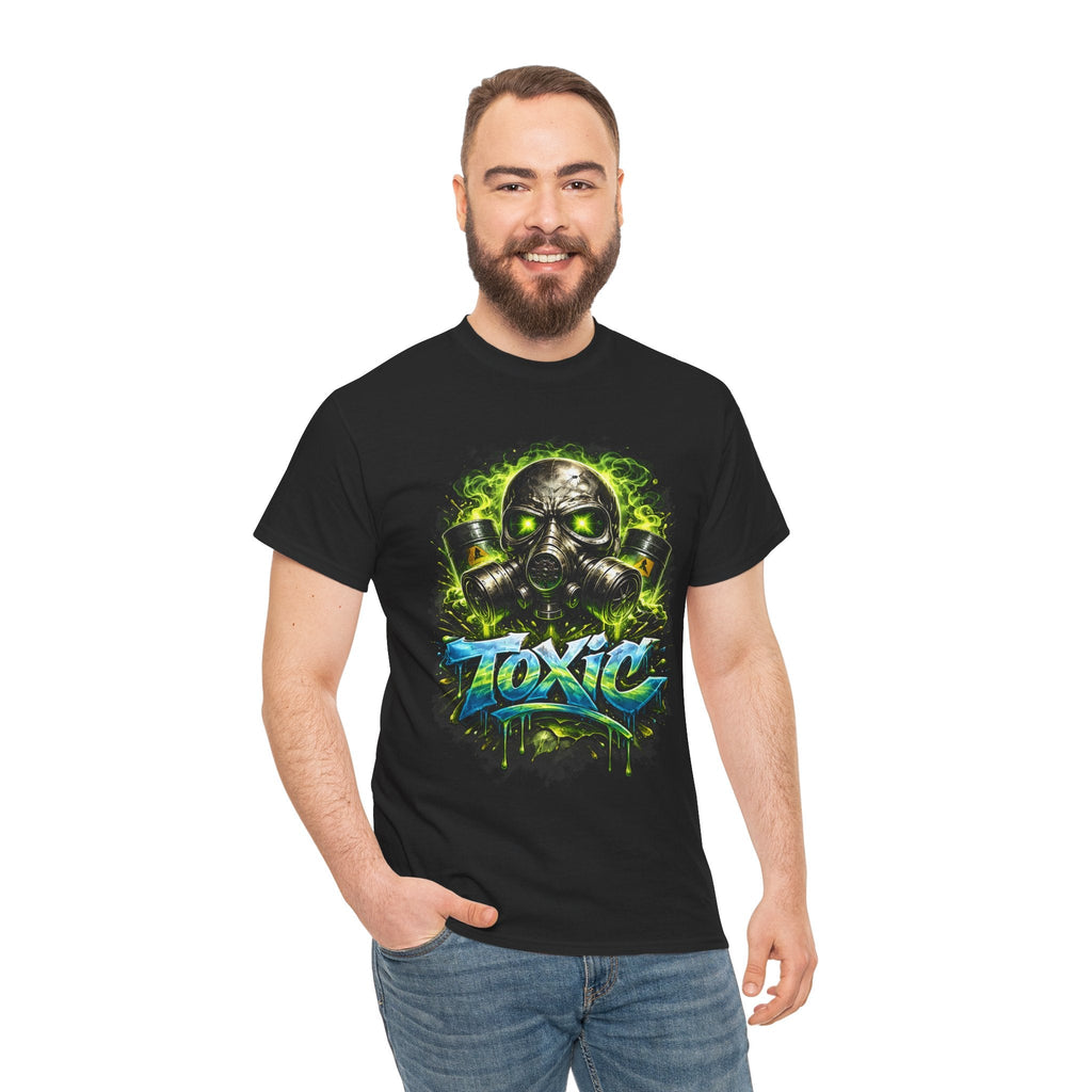 T-Shirt — Toxic Gas Mask Skull Graphic Tee