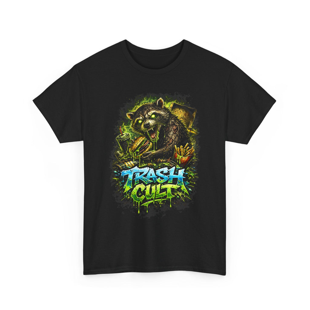 Trash Cult T-Shirt — Grunge Raccoon Graphic Tee