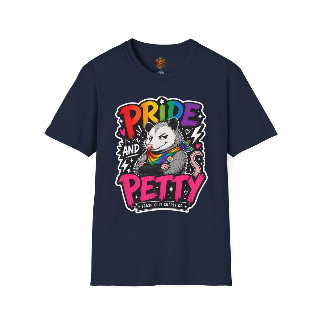 Pride and Petty T-Shirt — Rainbow Possum LGBTQ+ Graphic Tee