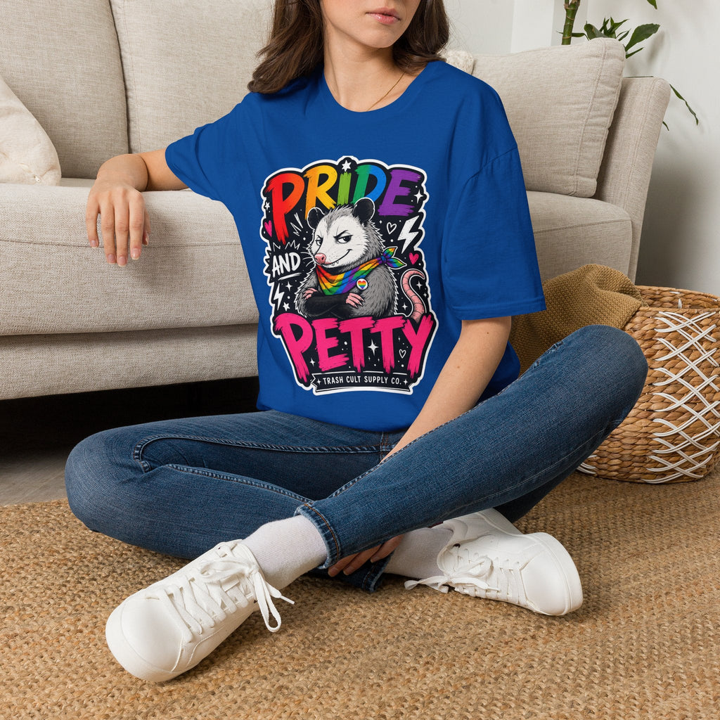 Pride and Petty T-Shirt — Rainbow Possum LGBTQ+ Graphic Tee