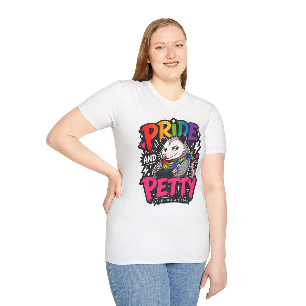 Pride and Petty T-Shirt — Rainbow Possum LGBTQ+ Graphic Tee