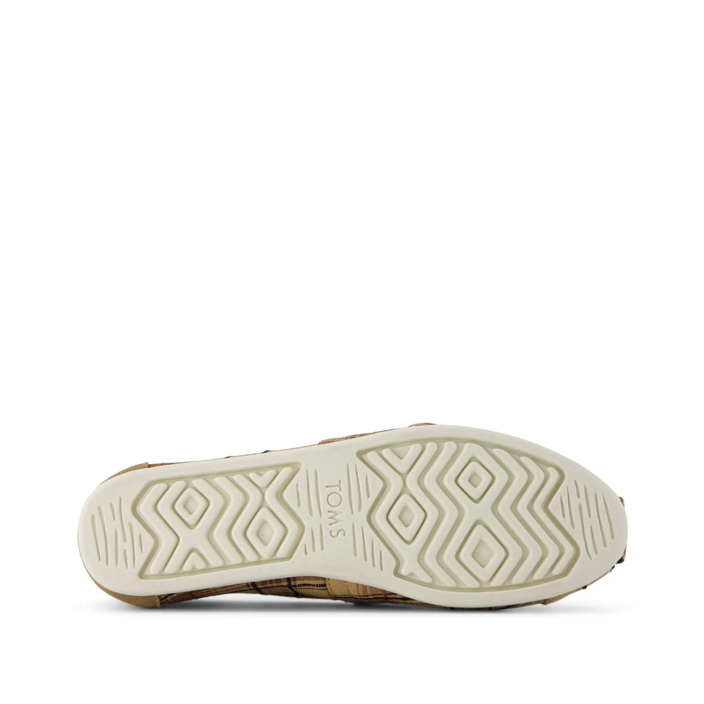 Womens Alpargata Classic Toffee Textured Plaid