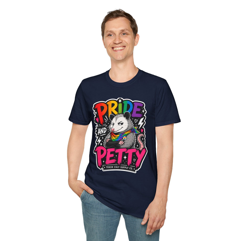 Pride and Petty T-Shirt — Rainbow Possum LGBTQ+ Graphic Tee