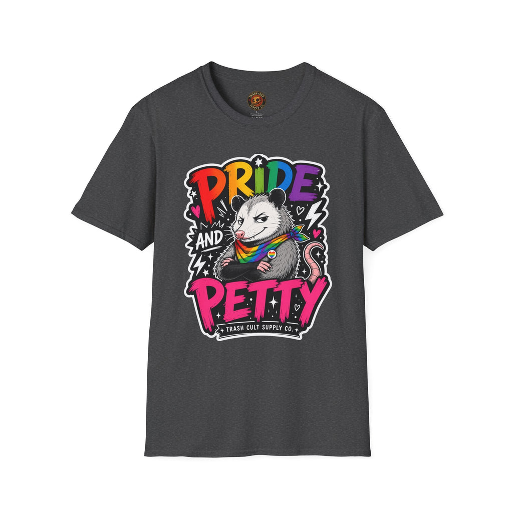 Pride and Petty T-Shirt — Rainbow Possum LGBTQ+ Graphic Tee
