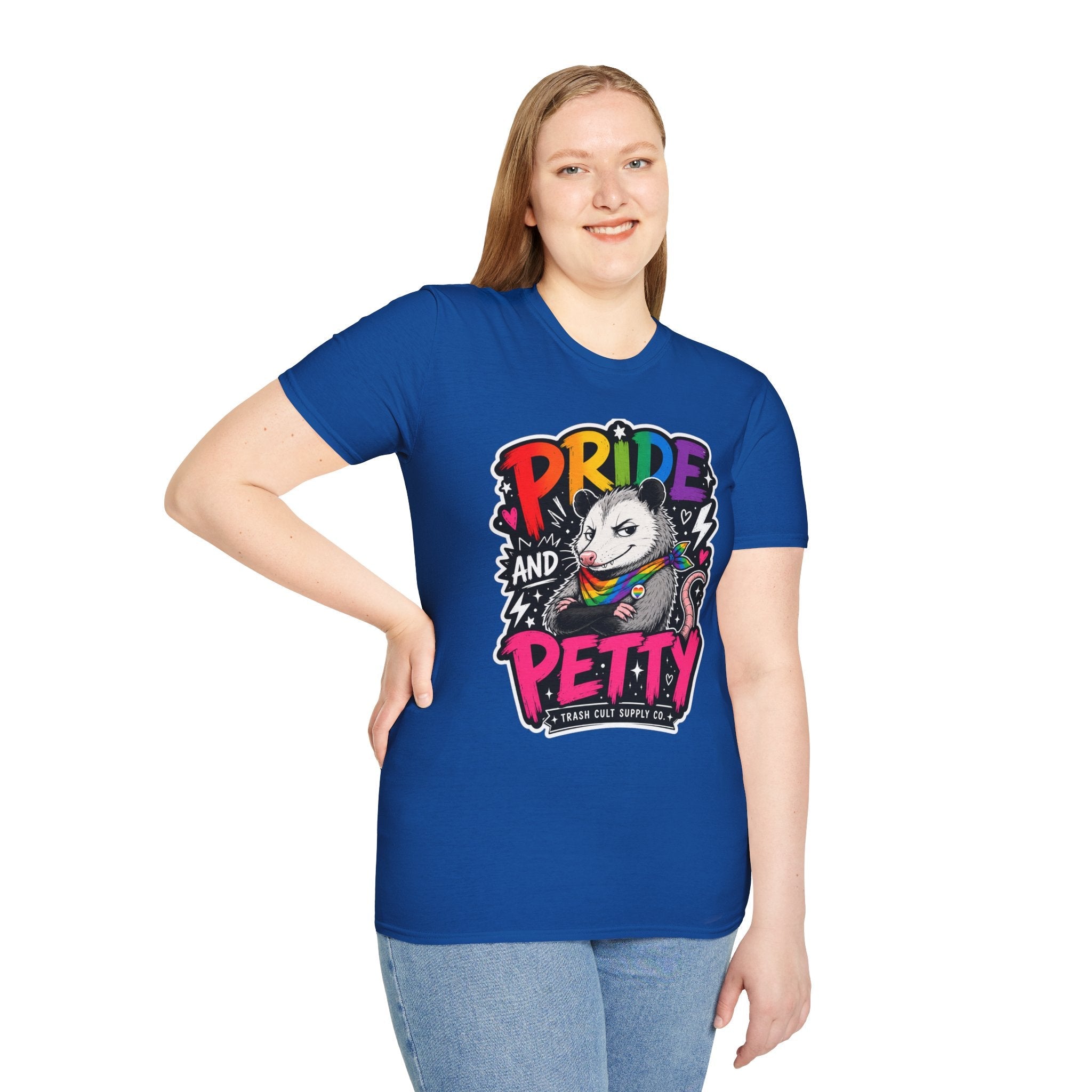 Pride and Petty T-Shirt — Rainbow Possum LGBTQ+ Graphic Tee