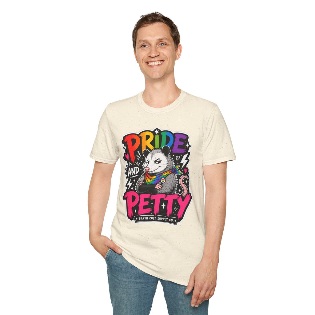 Pride and Petty T-Shirt — Rainbow Possum LGBTQ+ Graphic Tee