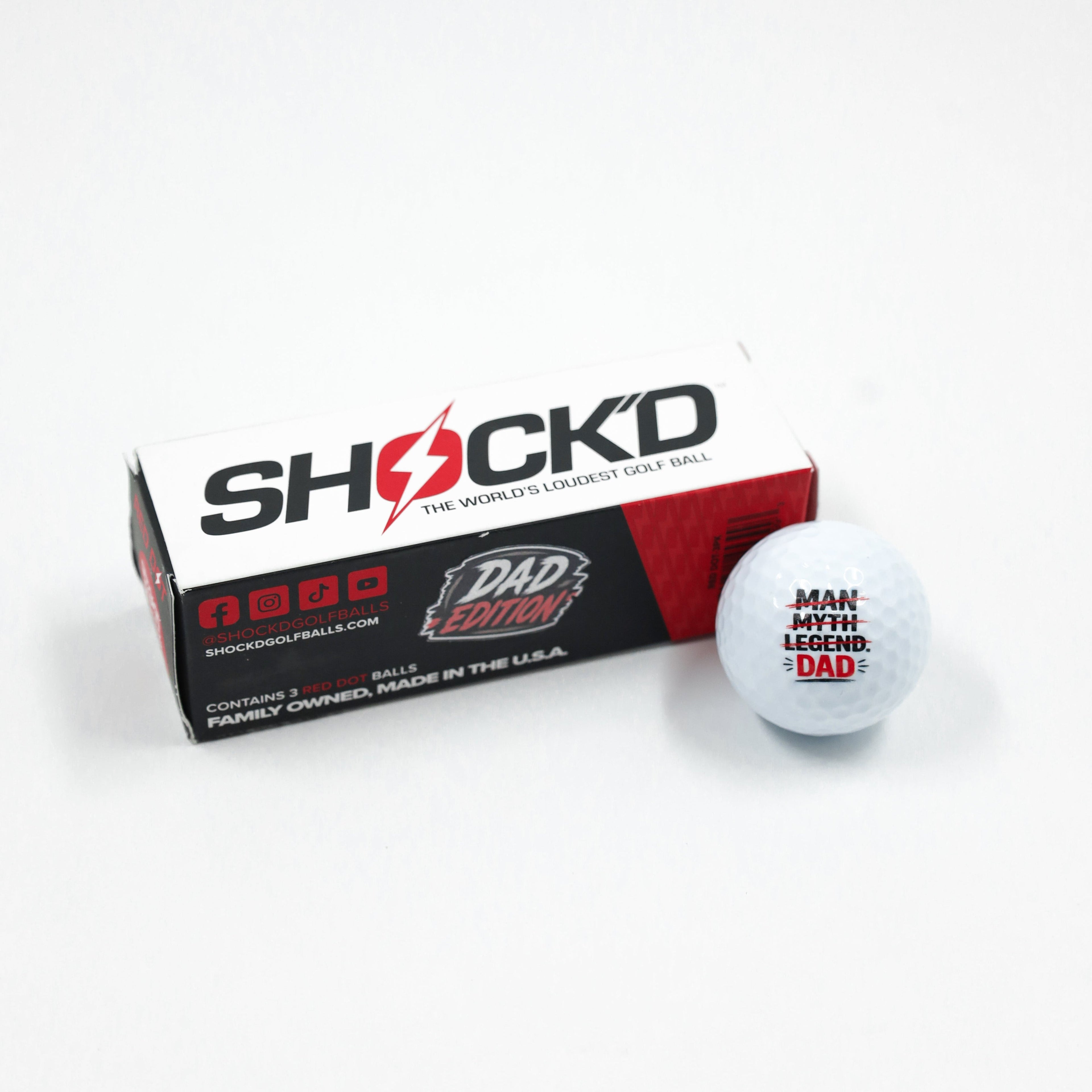 SHOCK'D Golf Balls