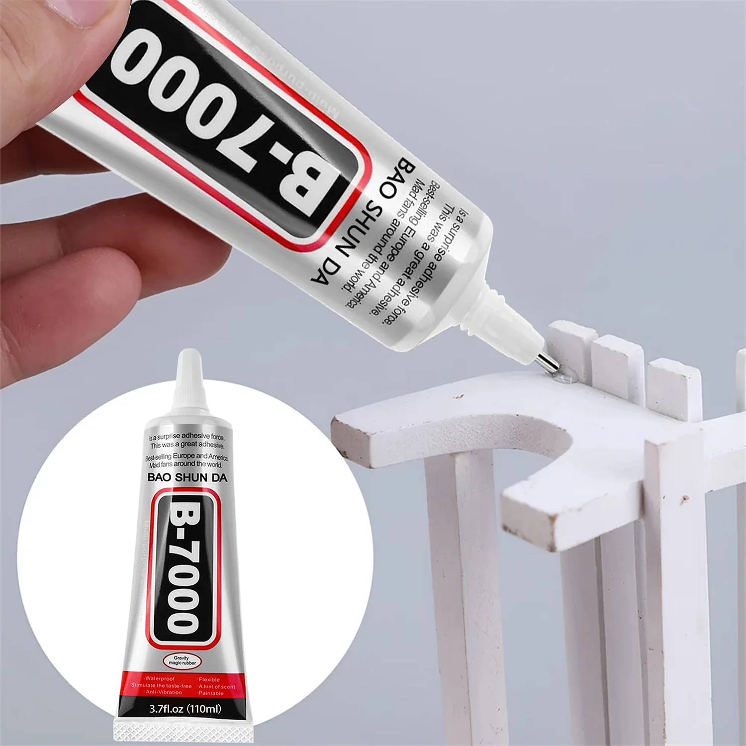 15ML 50ML 110ML B-7000 Clear Contact Phone Repair Adhesive Universal Glass Plastic DIY Glue T7000 with Precision Applicator Glue